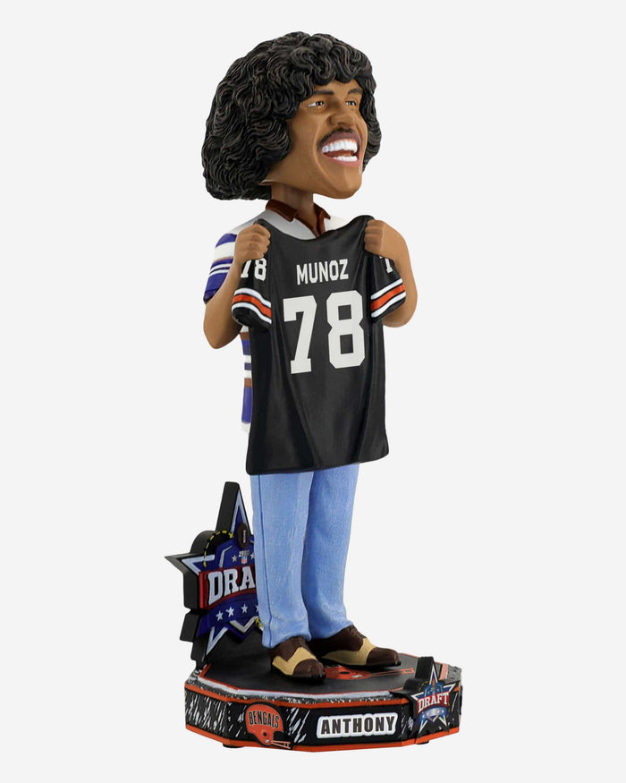 Anthony Munoz Cincinnati Bengals 1980 NFL Draft Pick Bobblehead FOCO - FOCO.com