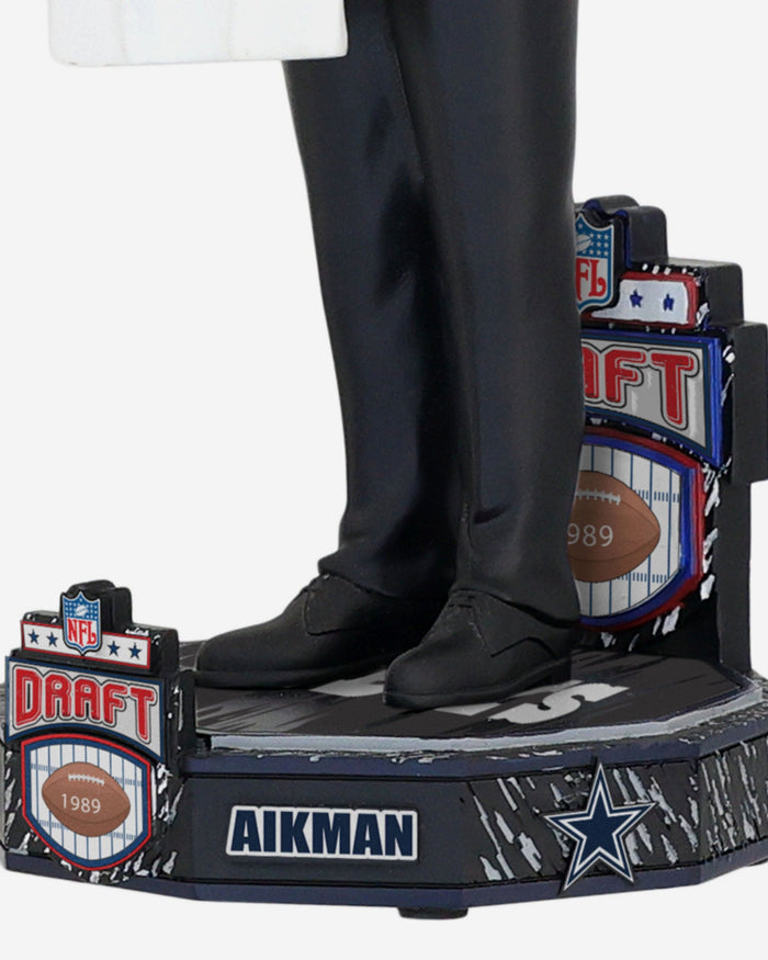 Troy Aikman Dallas Cowboys 1989 Draft Pick Bobblehead FOCO - FOCO.com