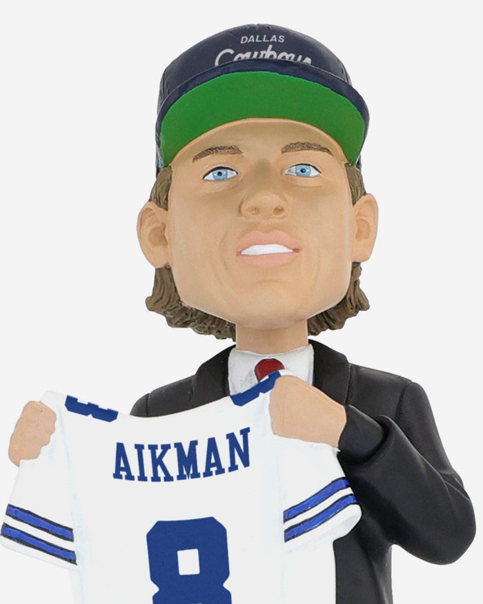 Troy Aikman Dallas Cowboys 1989 Draft Pick Bobblehead FOCO - FOCO.com