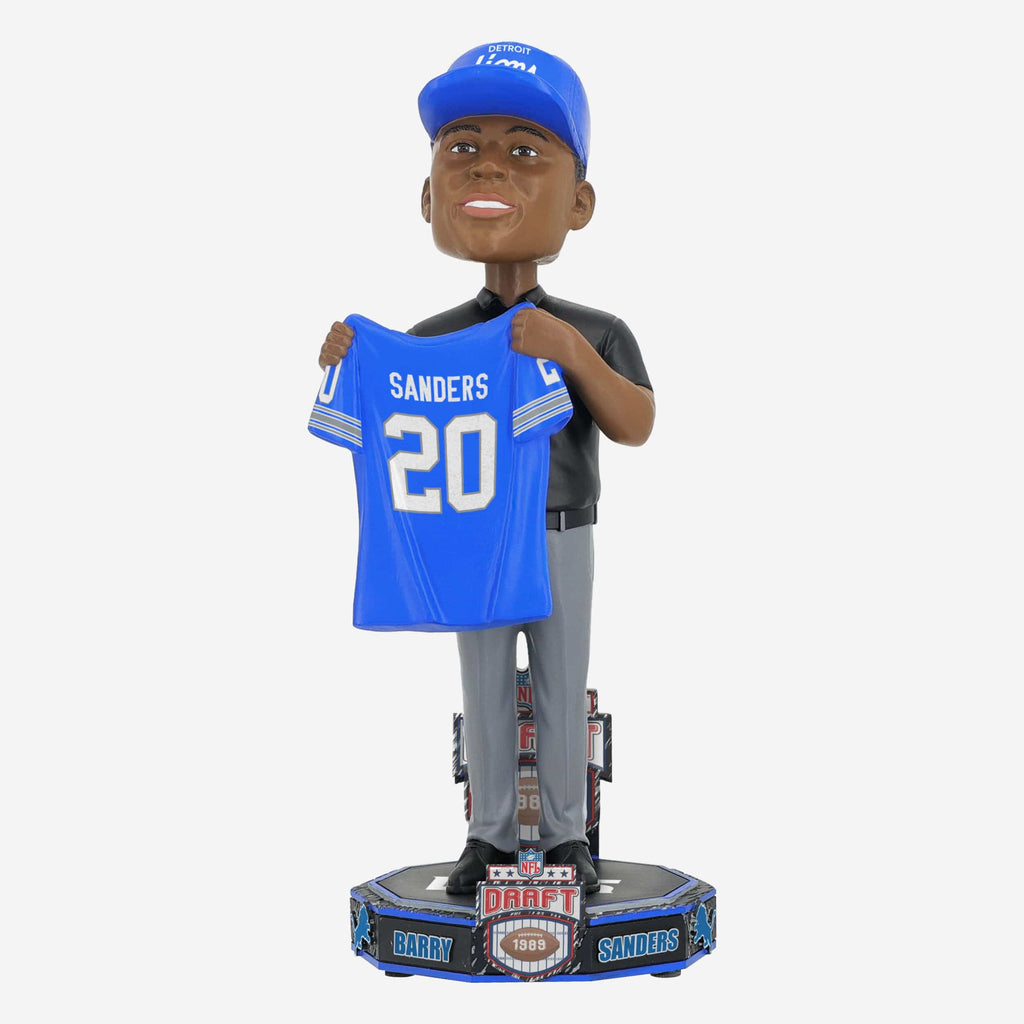 Barry Sanders Detroit Lions 1989 Draft Pick Bobblehead FOCO - FOCO.com