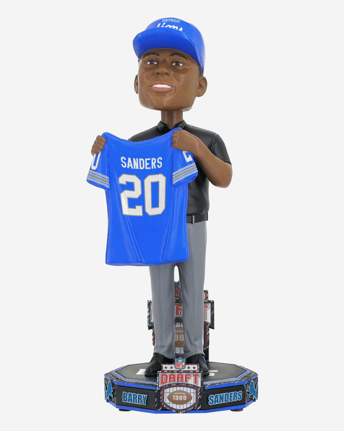 Barry Sanders Detroit Lions 1989 Draft Pick Bobblehead FOCO - FOCO.com