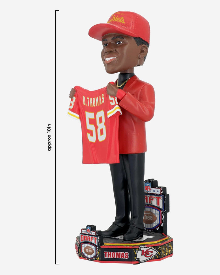 Derrick Thomas Kansas City Chiefs 1989 Draft Pick Bobblehead FOCO - FOCO.com