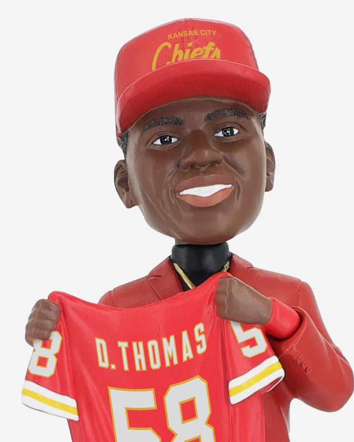 Derrick Thomas Kansas City Chiefs 1989 Draft Pick Bobblehead FOCO - FOCO.com