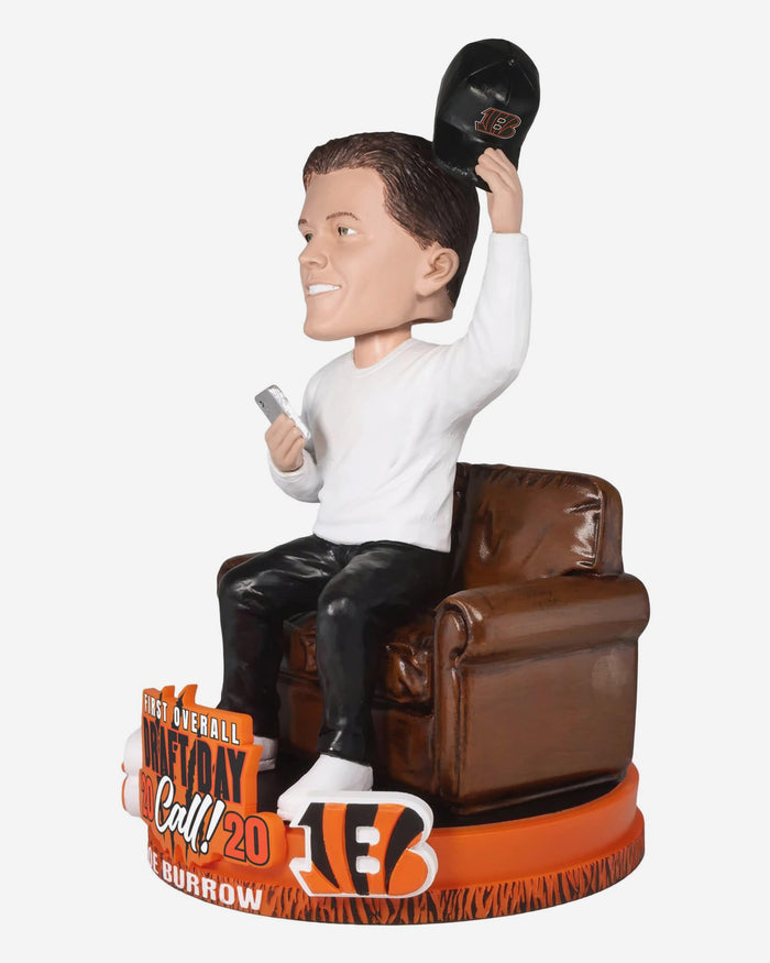 Joe Burrow Cincinnati Bengals Draft Call Bobblehead FOCO - FOCO.com