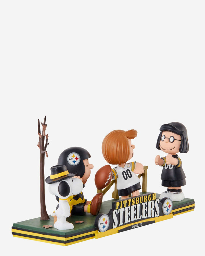 Pittsburgh Steelers Peanuts Gang Mini Bobblehead Scene FOCO - FOCO.com