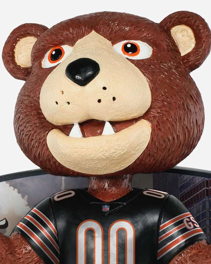 Staley Da Bear Chicago Bears Greetings From Mascot Bobblehead FOCO - FOCO.com