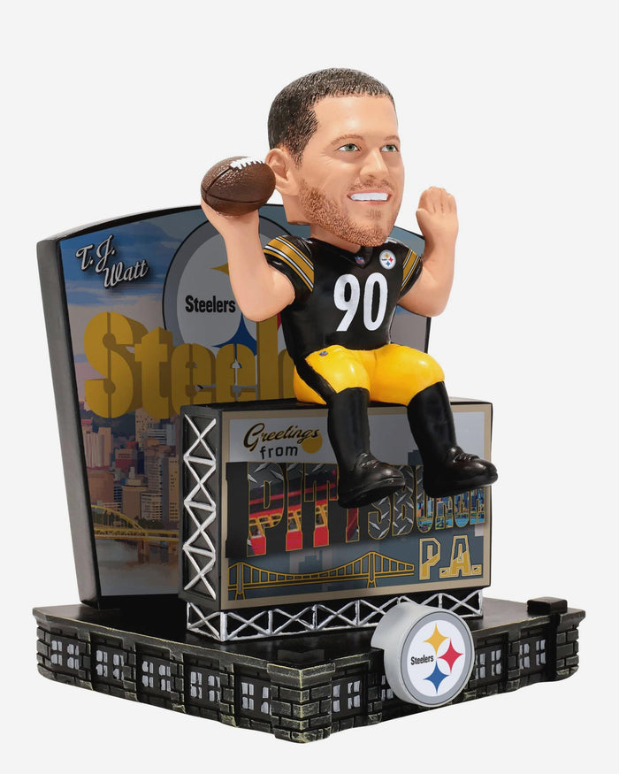 TJ Watt Pittsburgh Steelers Greetings From Bobblehead FOCO - FOCO.com