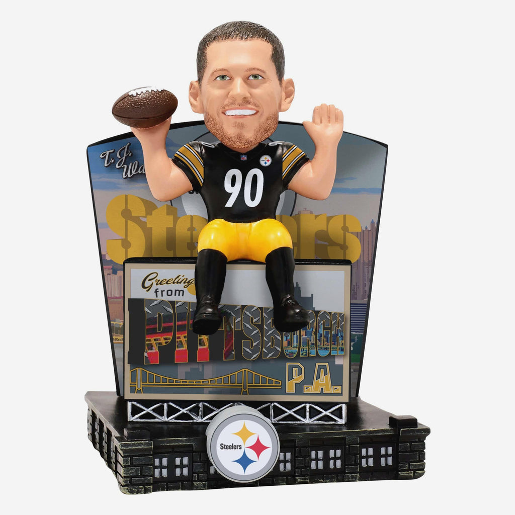TJ Watt Pittsburgh Steelers Greetings From Bobblehead FOCO - FOCO.com