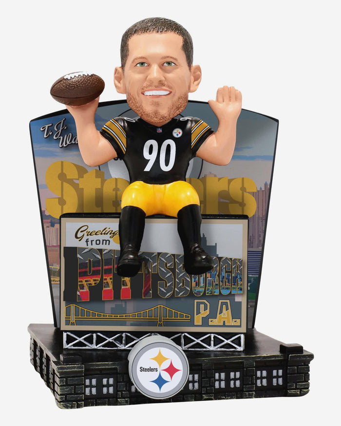 TJ Watt Pittsburgh Steelers Greetings From Bobblehead FOCO - FOCO.com