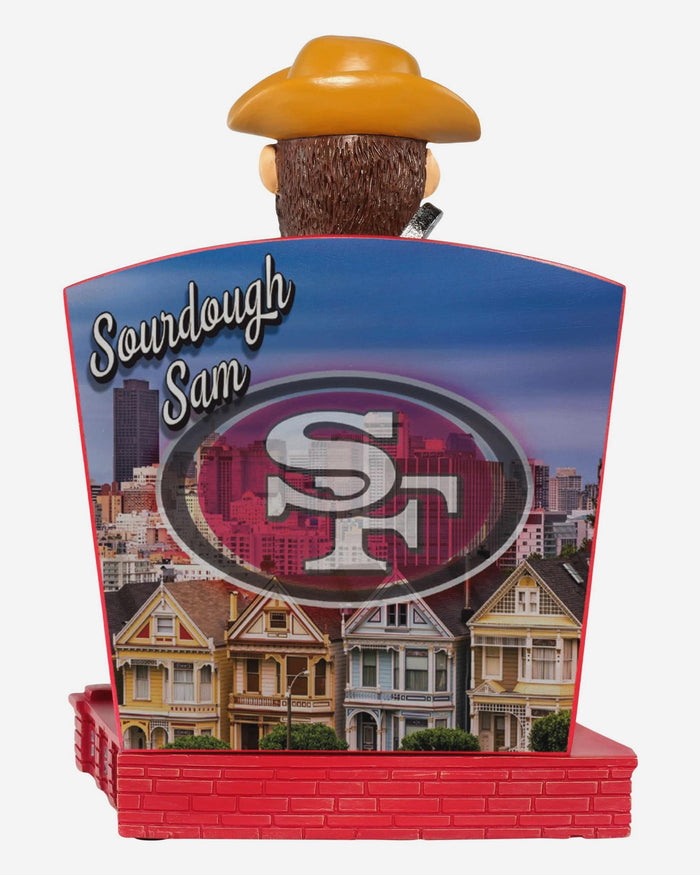 Sourdough Sam San Francisco 49ers Greetings From Mascot Bobblehead FOCO - FOCO.com