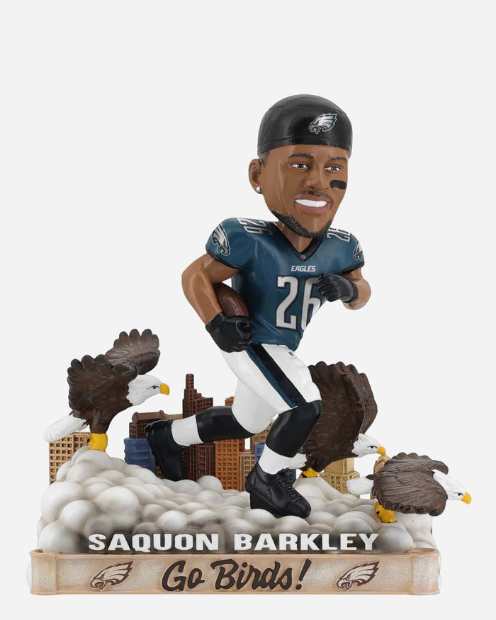 Saquon Barkley Philadelphia Eagles Go Birds Bobblehead FOCO - FOCO.com