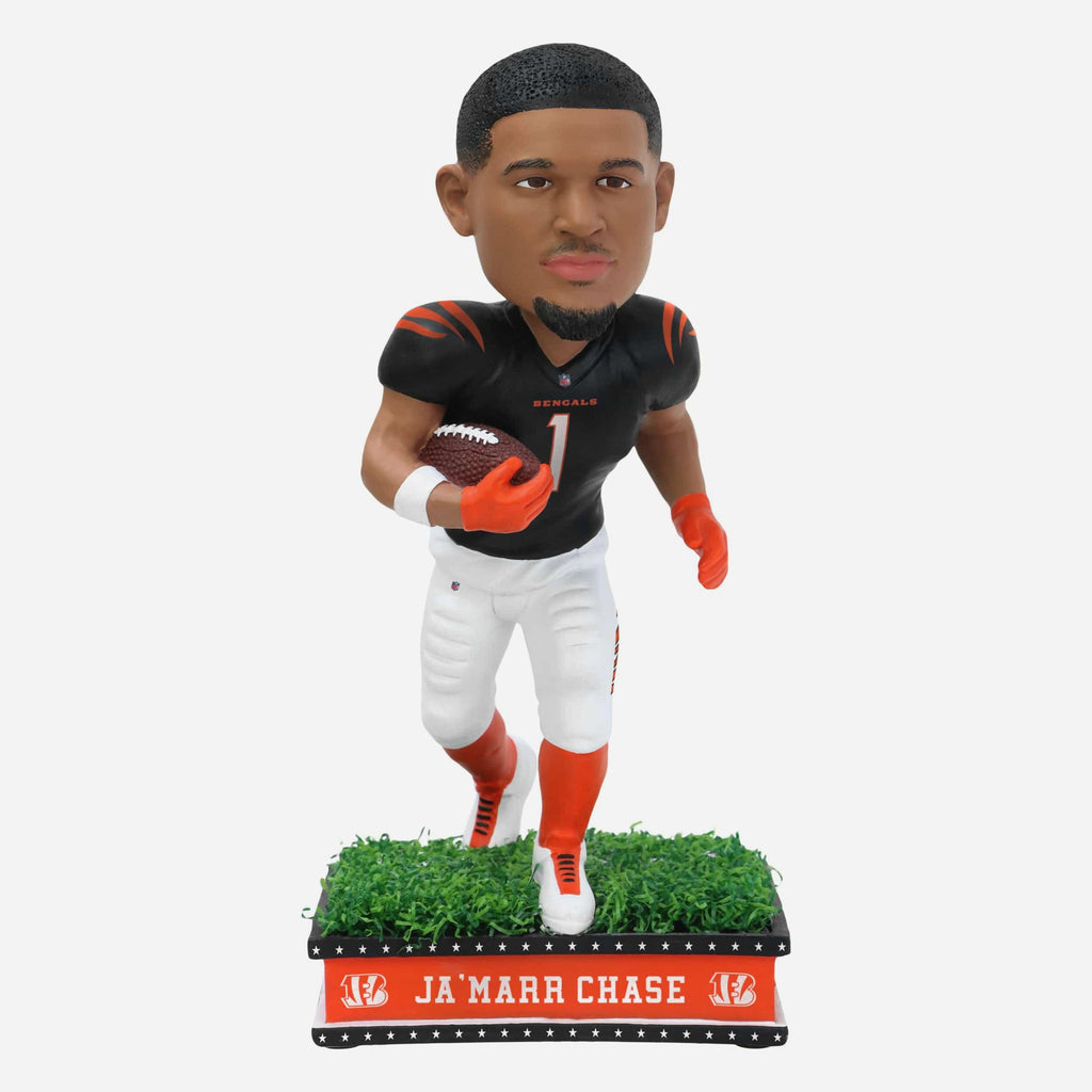Ja'Marr Chase Cincinnati Bengals Field Star Bobblehead FOCO - FOCO.com