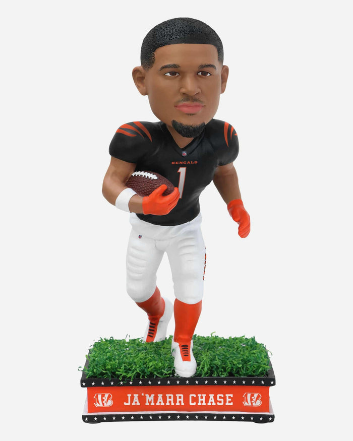Ja'Marr Chase Cincinnati Bengals Field Star Bobblehead FOCO - FOCO.com