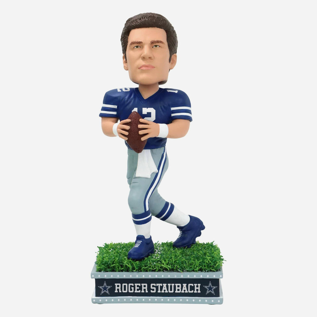 Roger Staubach Dallas Cowboys Field Star Bobblehead FOCO - FOCO.com