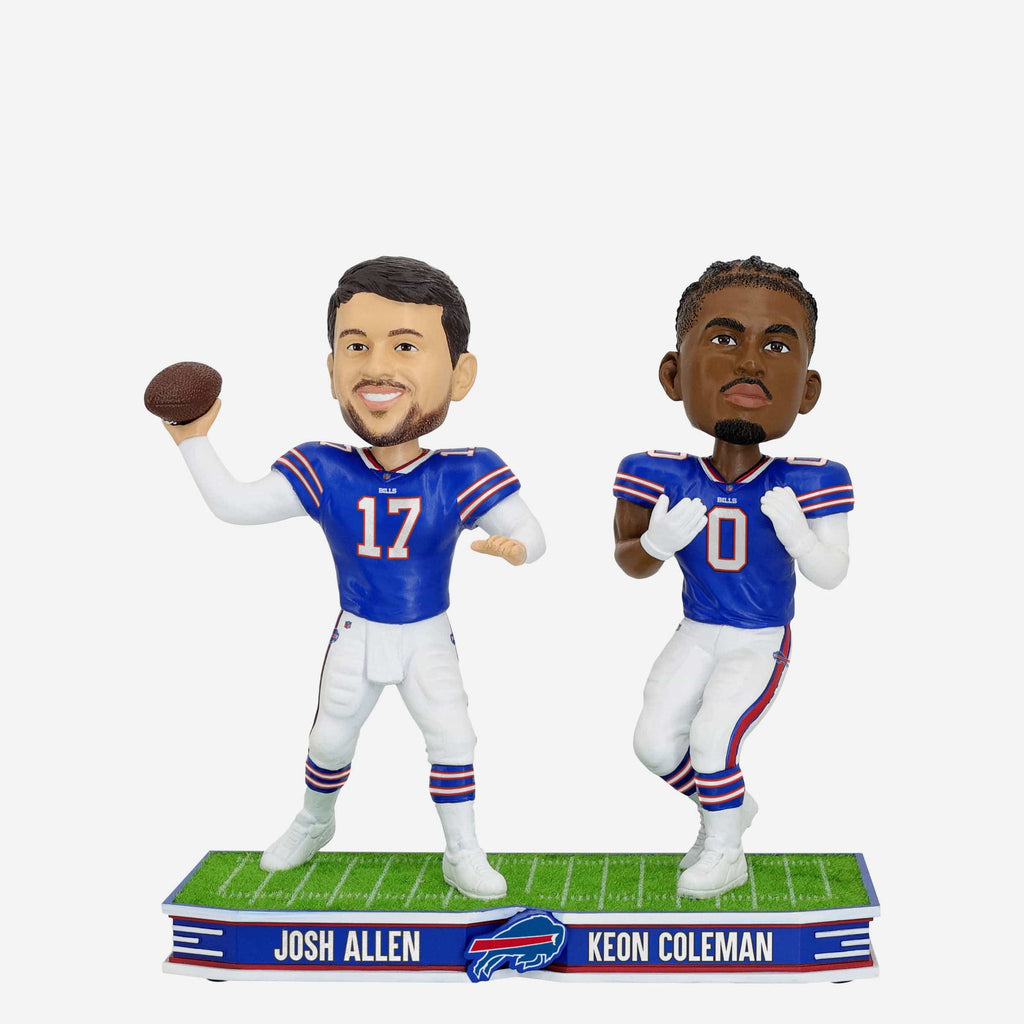 Josh Allen & Keon Coleman Buffalo Bills Field Stars Dual Bobblehead FOCO - FOCO.com