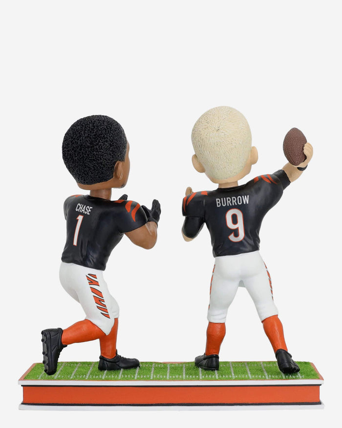 Joe Burrow & Ja'Marr Chase Cincinnati Bengals Field Stars Dual Bobblehead FOCO - FOCO.com