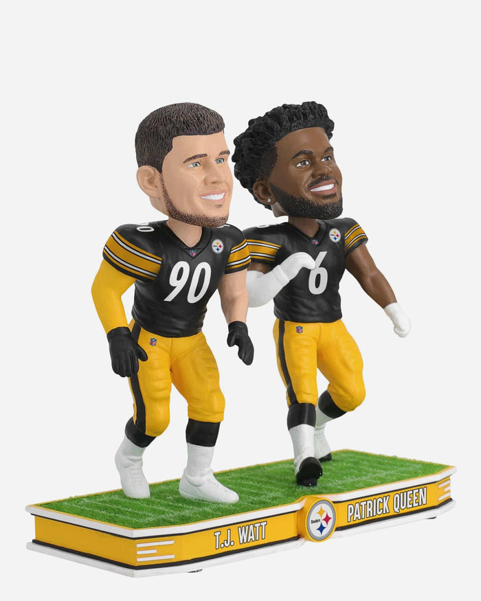 TJ Watt & Patrick Queen Pittsburgh Steelers Field Stars Dual Bobblehead FOCO - FOCO.com