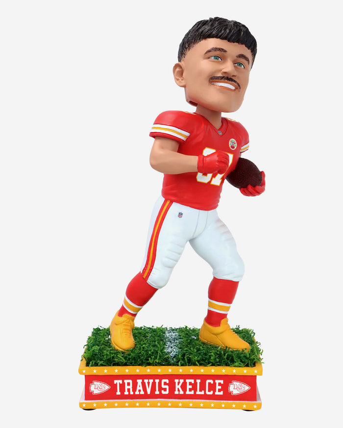 Travis Kelce Kansas City Chiefs Field Star Bobblehead FOCO - FOCO.com