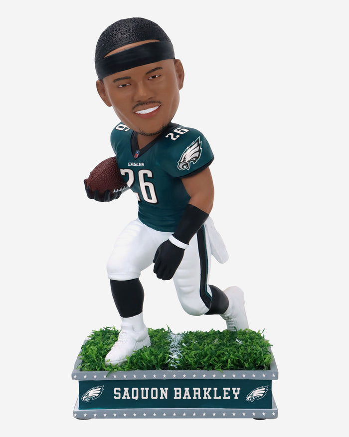 Saquon Barkley Philadelphia Eagles Field Star Bobblehead FOCO - FOCO.com