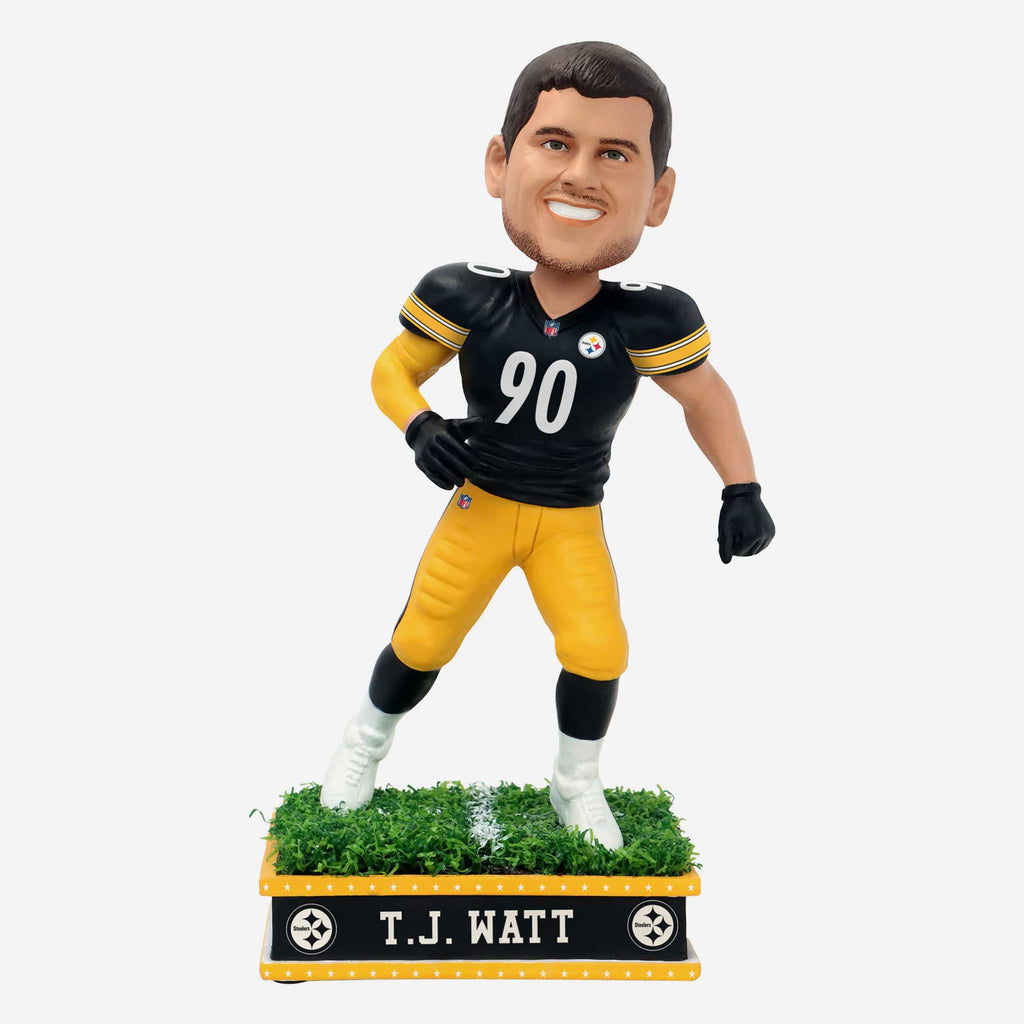 TJ Watt Pittsburgh Steelers Field Star Bobblehead FOCO - FOCO.com