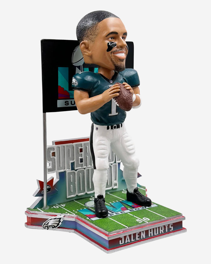 Jalen Hurts Philadelphia Eagles Super Bowl LVII Bound Bobblehead FOCO - FOCO.com