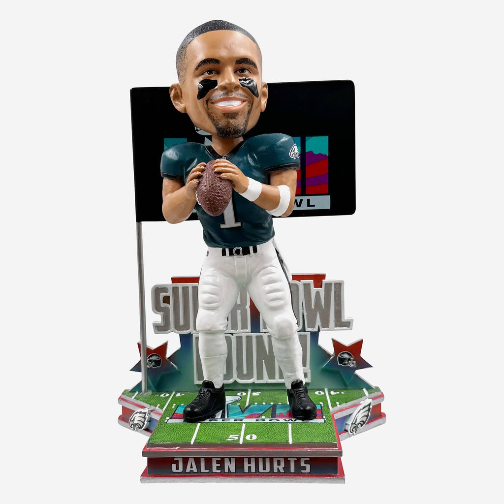 Jalen Hurts Philadelphia Eagles Super Bowl LVII Bound Bobblehead FOCO - FOCO.com