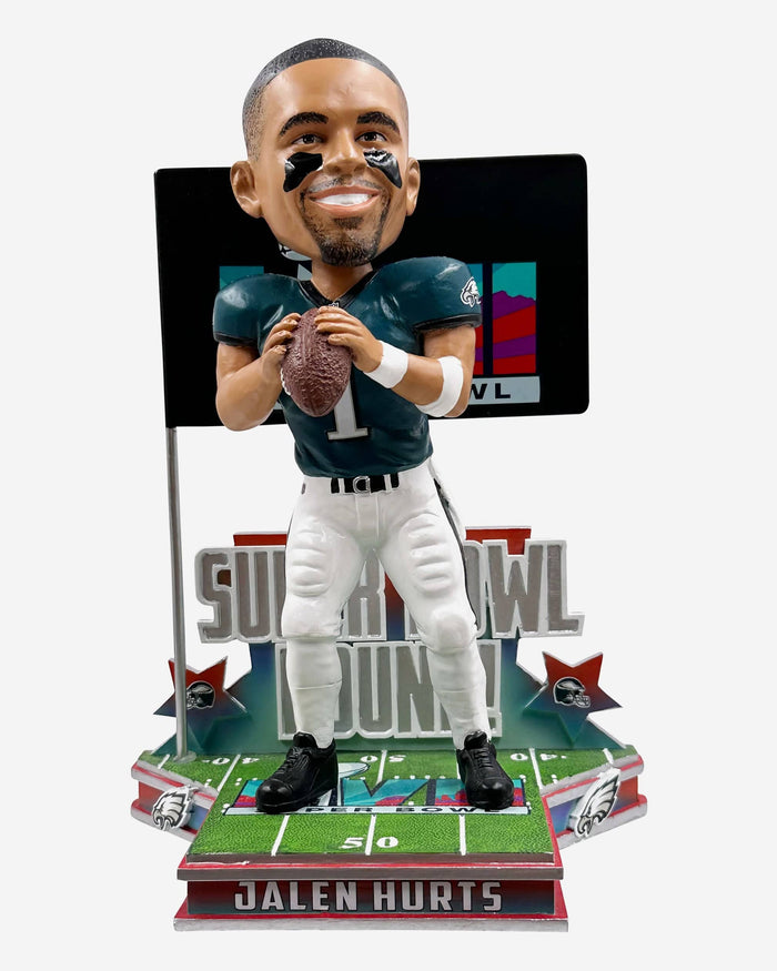 Jalen Hurts Philadelphia Eagles Super Bowl LVII Bound Bobblehead FOCO - FOCO.com