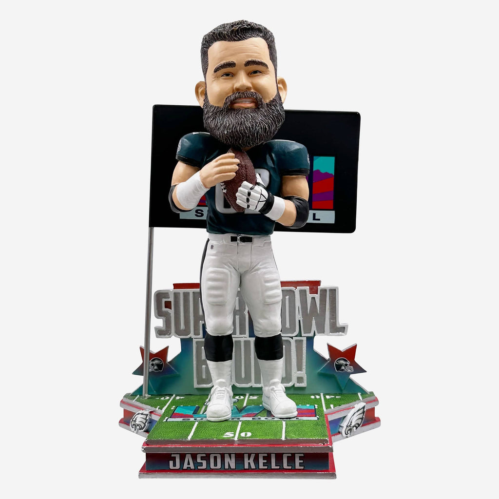 Jason Kelce Philadelphia Eagles Super Bowl LVII Bound Bobblehead FOCO - FOCO.com