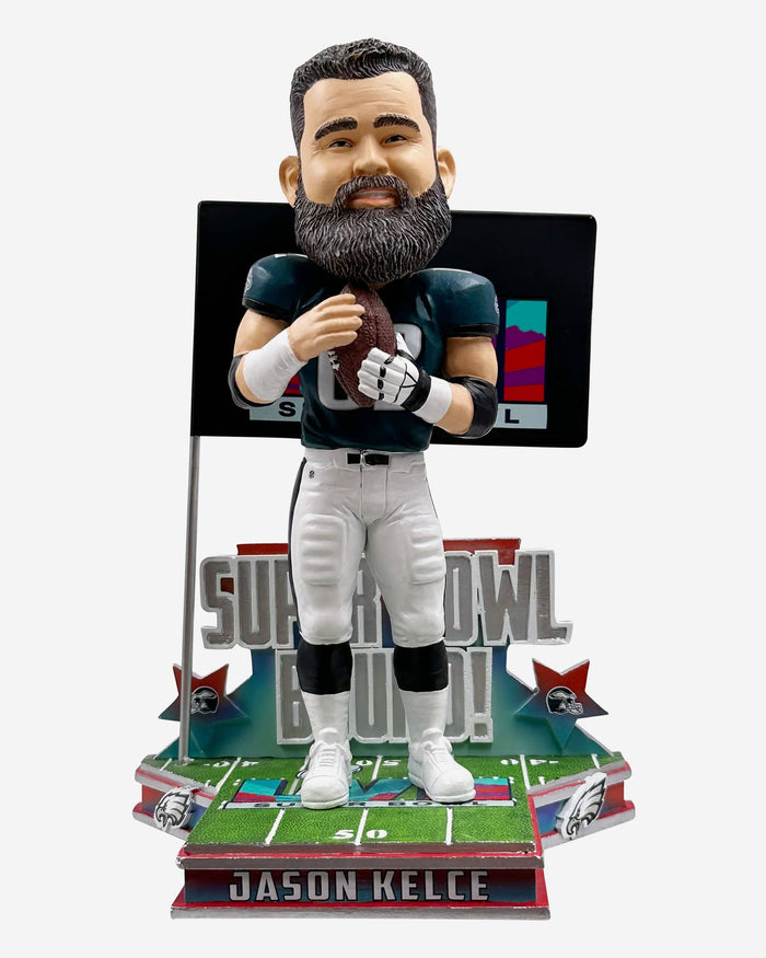 Jason Kelce Philadelphia Eagles Super Bowl LVII Bound Bobblehead FOCO - FOCO.com