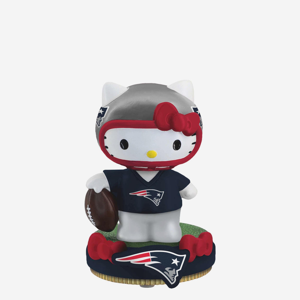 New England Patriots Hello Kitty® Mini Bighead Bobblehead FOCO - FOCO.com