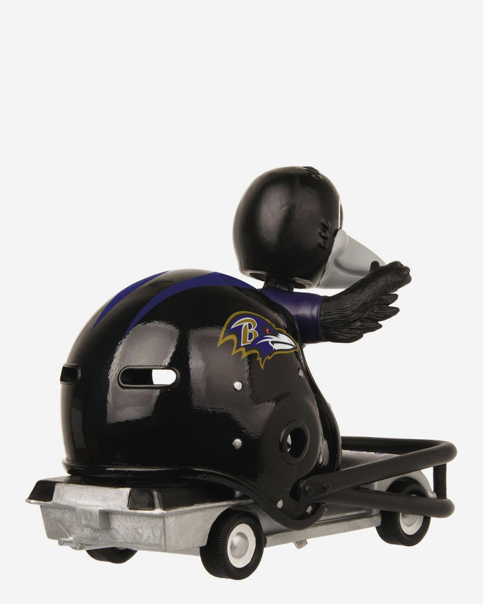 Poe Baltimore Ravens Helmet Cart Mascot Bobblehead
