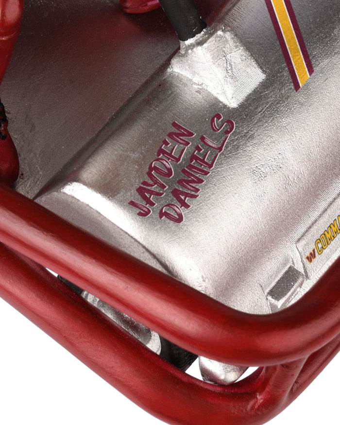 Jayden Daniels Washington Commanders Helmet Cart Bobblehead FOCO - FOCO.com