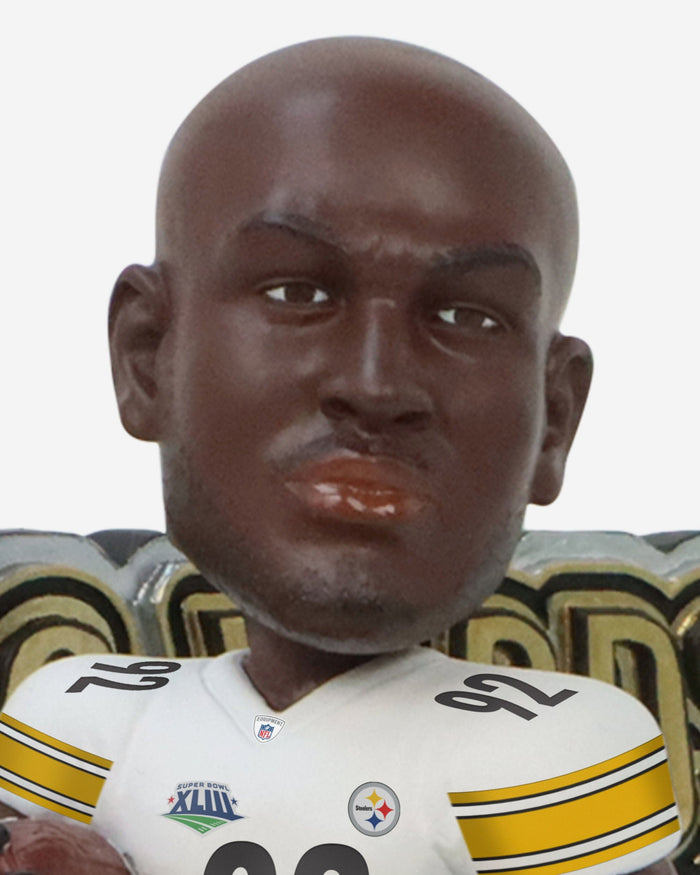 James Harrison Pittsburgh Steelers Super Bowl XLIII Interception Return Touchdown Slider Bobblehead FOCO - FOCO.com