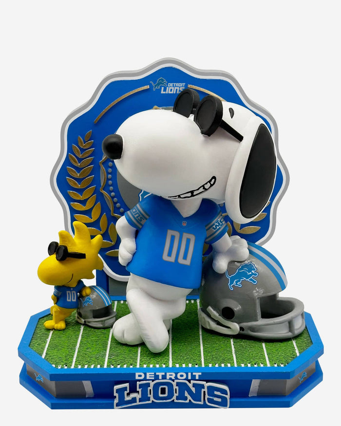 Detroit Lions Snoopy & Woodstock Joe Cool Peanuts Dual Bobblehead FOCO - FOCO.com
