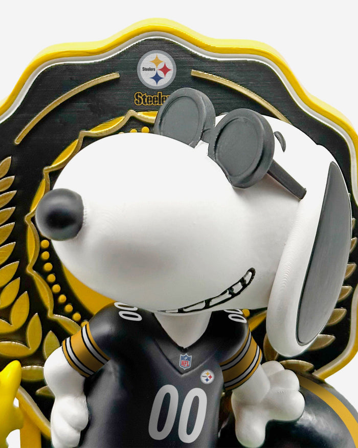 Pittsburgh Steelers Snoopy & Woodstock Joe Cool Peanuts Dual Bobblehead FOCO - FOCO.com