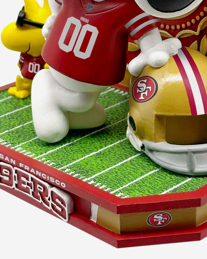 San Francisco 49ers Snoopy & Woodstock Joe Cool Peanuts Dual Bobblehead FOCO - FOCO.com