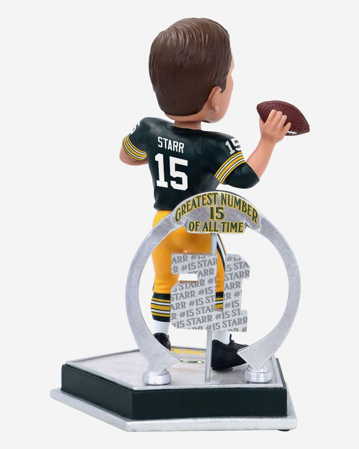 Bart Starr Green Bay Packers Legendary Number 15 Bobblehead FOCO - FOCO.com