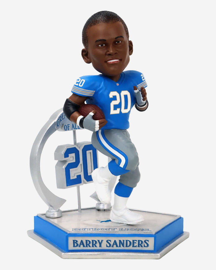 Barry Sanders Detroit Lions Legendary Number 20 Bobblehead FOCO - FOCO.com