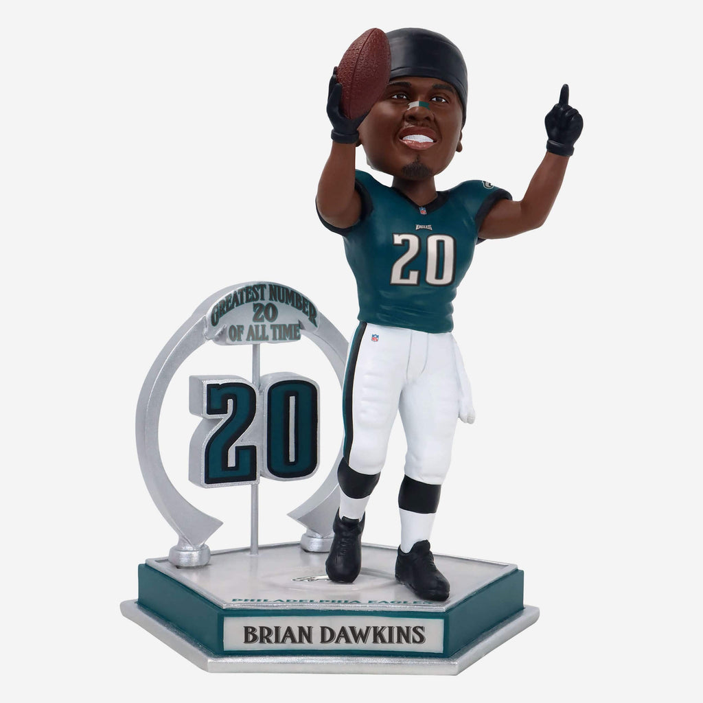 Brian Dawkins Philadelphia Eagles Legendary Number 20 Bobblehead FOCO - FOCO.com