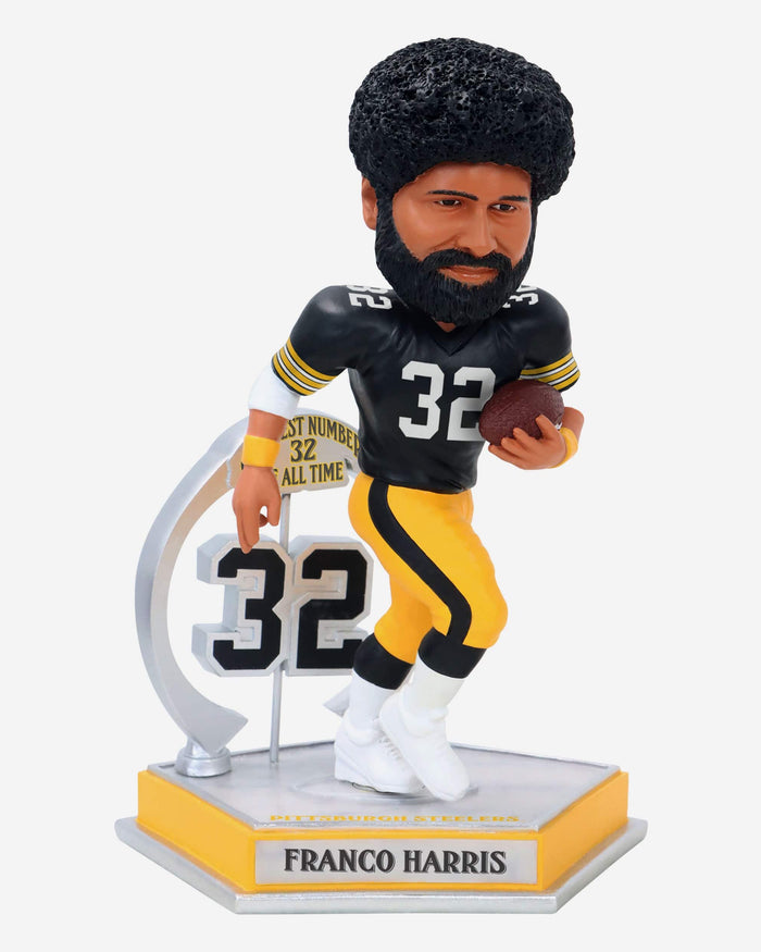 Franco Harris Pittsburgh Steelers Legendary Number 32 Bobblehead FOCO - FOCO.com