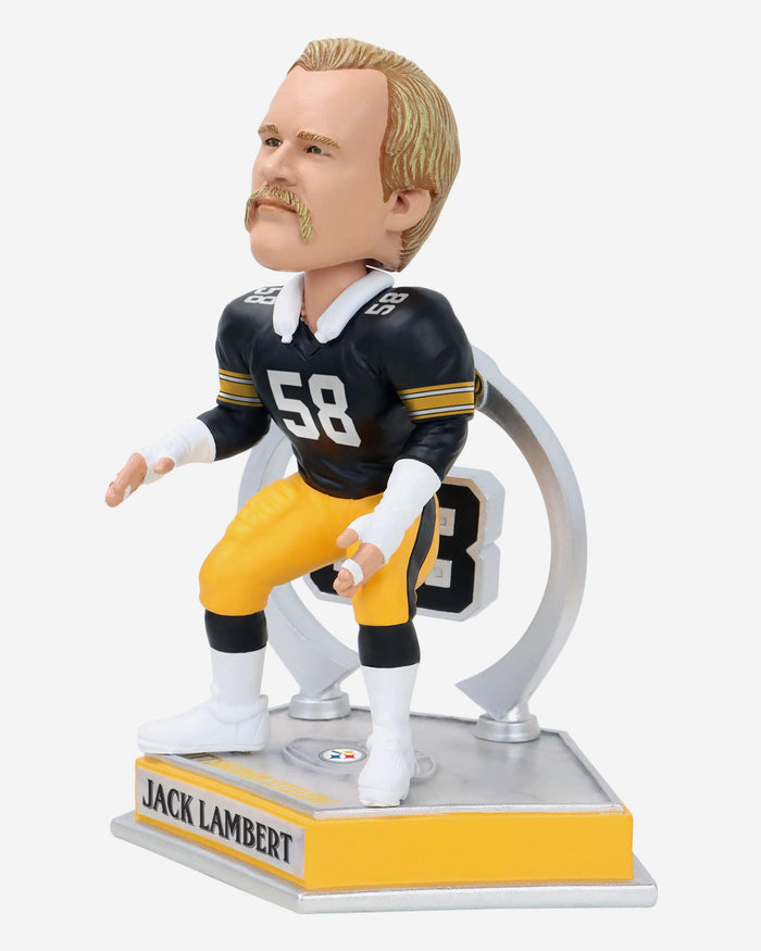 Jack Lambert Pittsburgh Steelers Legendary Number 58 Bobblehead FOCO - FOCO.com