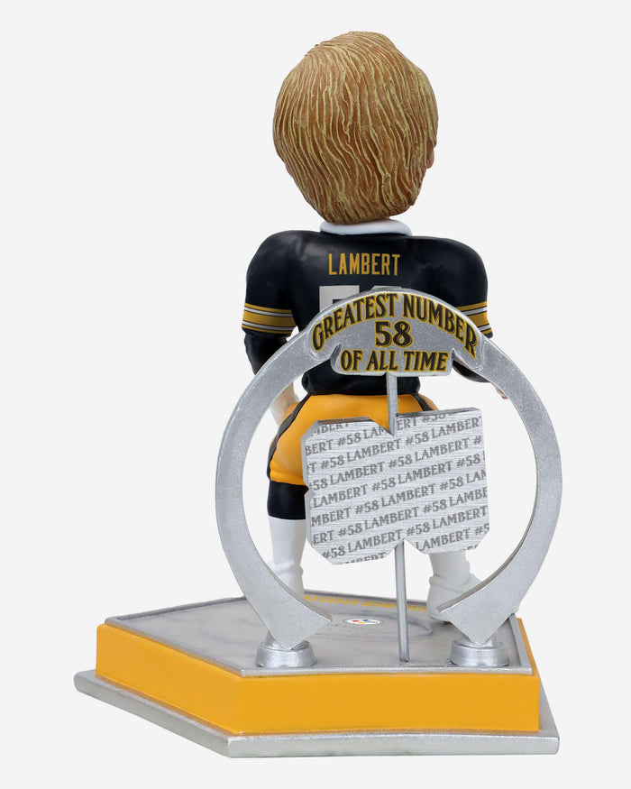 Jack Lambert Pittsburgh Steelers Legendary Number 58 Bobblehead FOCO - FOCO.com