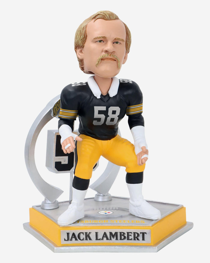 Jack Lambert Pittsburgh Steelers Legendary Number 58 Bobblehead FOCO - FOCO.com