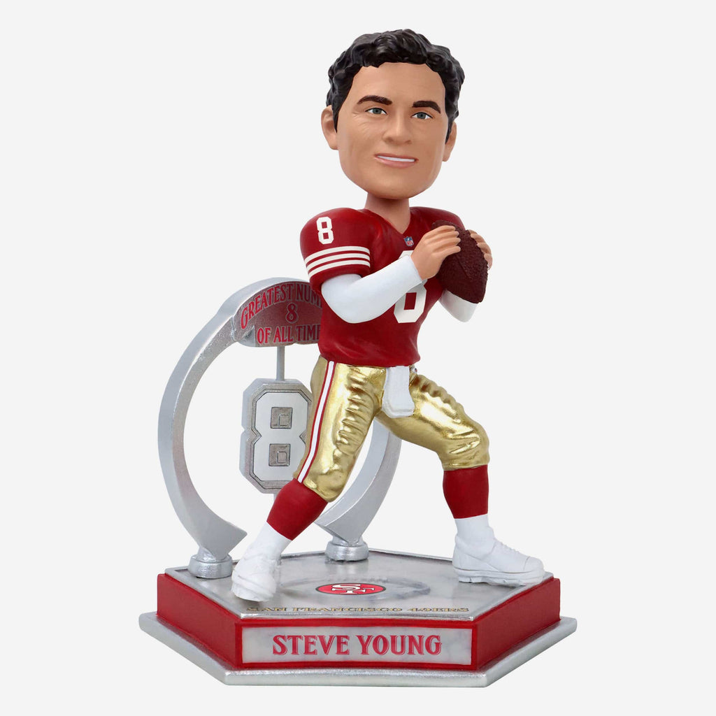 Steve Young San Francisco 49ers Legendary Number 8 Bobblehead FOCO - FOCO.com