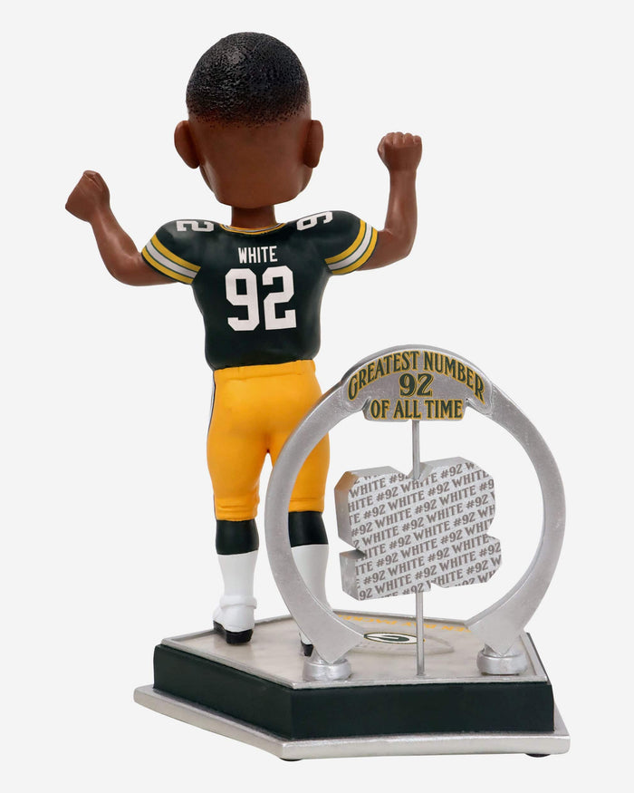 Reggie White Green Bay Packers Legendary Number 92 Bobblehead FOCO - FOCO.com