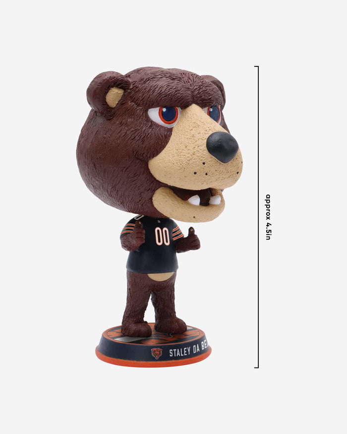 Staley Da Bear Chicago Bears Mascot Mini Bighead Bobblehead FOCO - FOCO.com