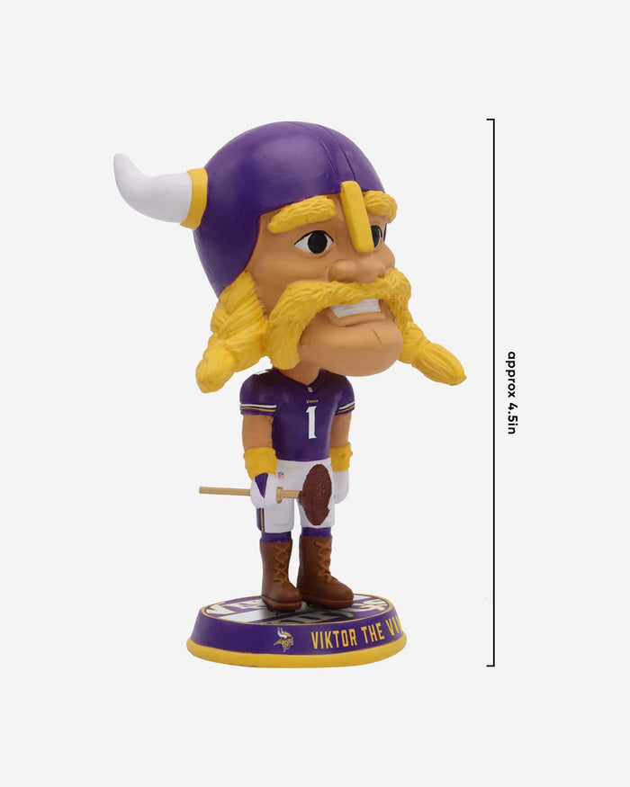 Viktor the Viking Minnesota Vikings Mascot Mini Bighead Bobblehead FOCO - FOCO.com