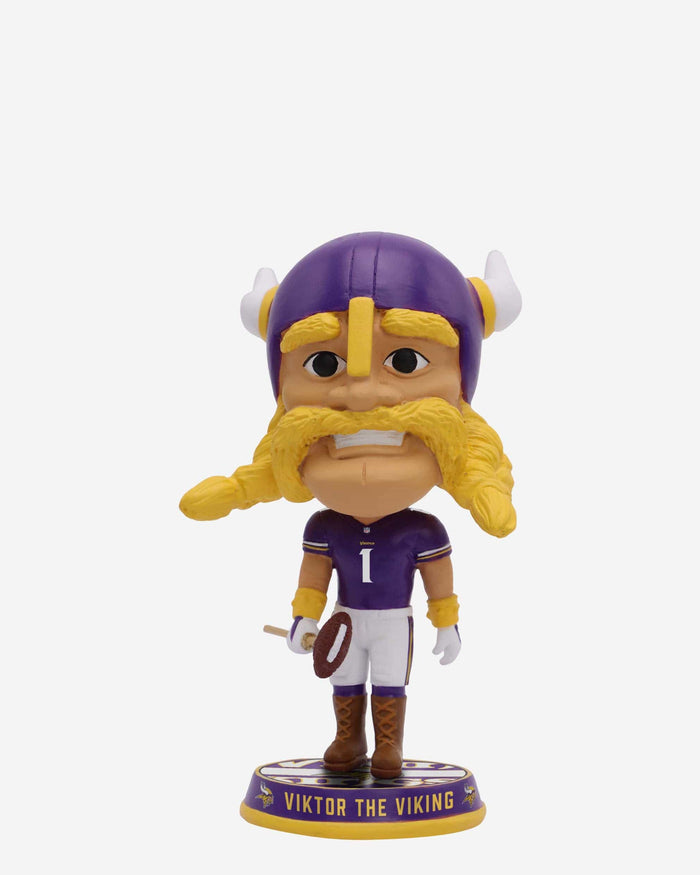 Viktor the Viking Minnesota Vikings Mascot Mini Bighead Bobblehead FOCO - FOCO.com