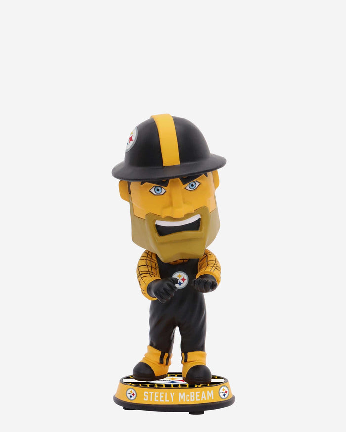 Steely McBeam Pittsburgh Steelers Mascot Mini Bighead Bobblehead FOCO - FOCO.com