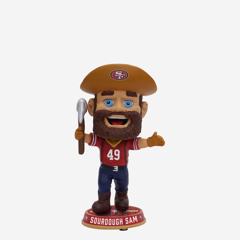 Sourdough Sam San Francisco 49ers Mascot Mini Bighead Bobblehead FOCO - FOCO.com